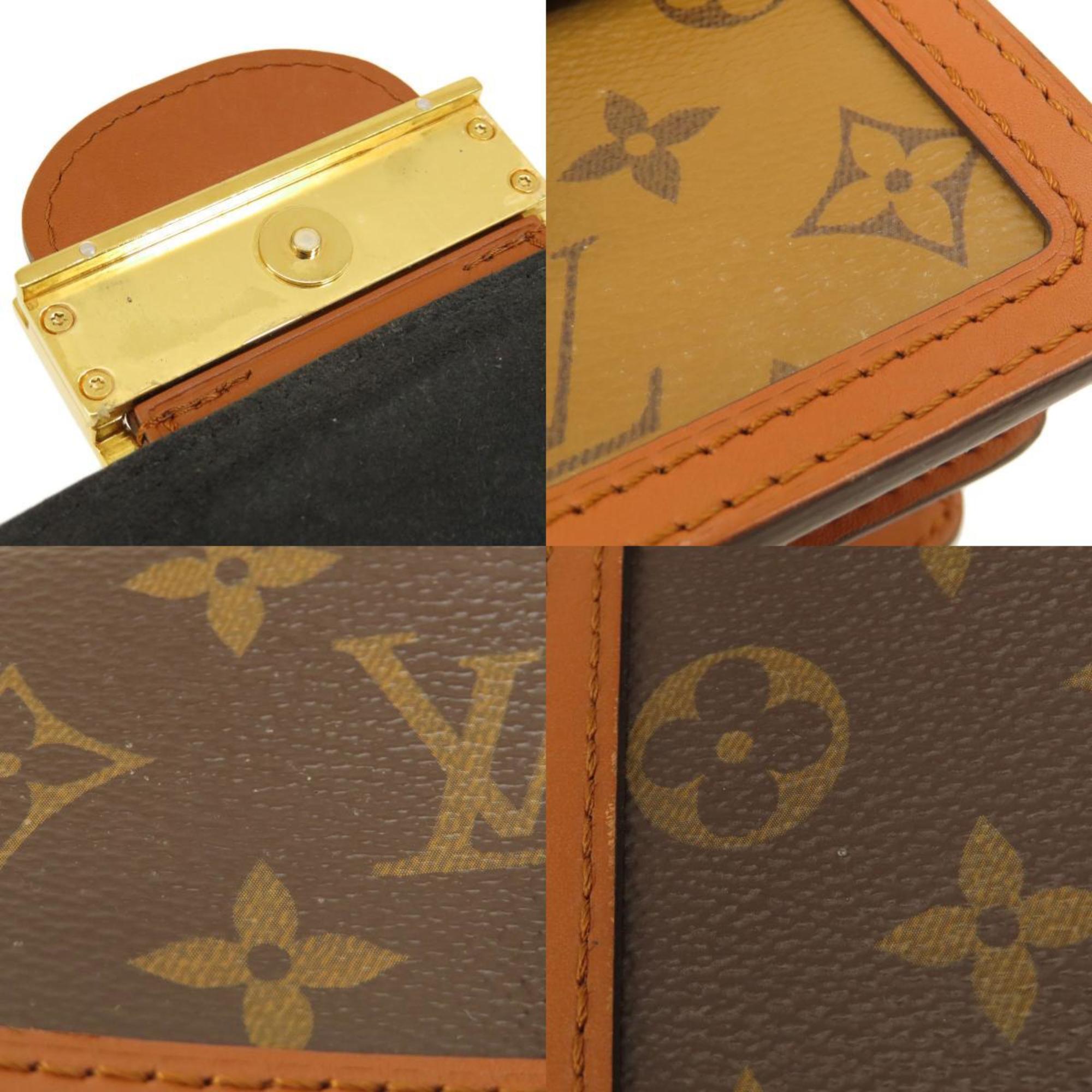 Louis Vuitton M45959 Dauphine Monogram Shoulder Bag Reverse Women's