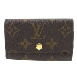 Louis Vuitton M62630 Multicle 6 Monogram Key Case Canvas Women's