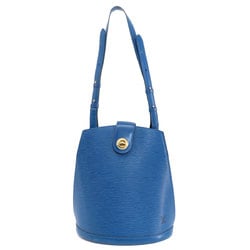 Louis Vuitton M52255 Cluny Toledo Blue Tote Bag Epi Leather Women's