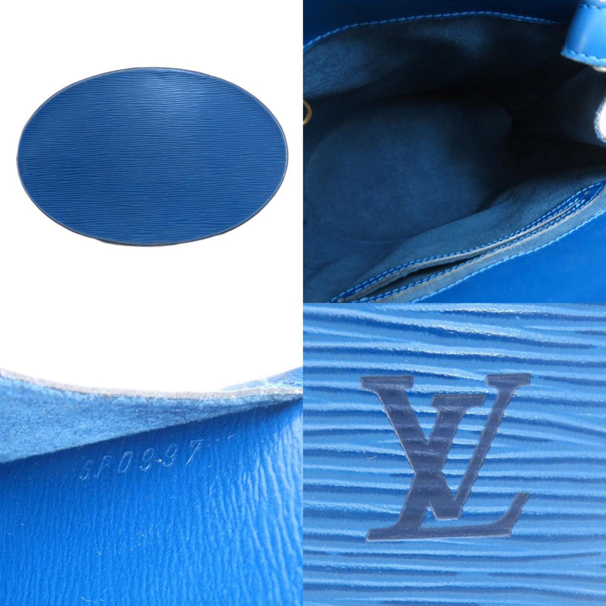 Louis Vuitton M52255 Cluny Toledo Blue Tote Bag Epi Leather Women's