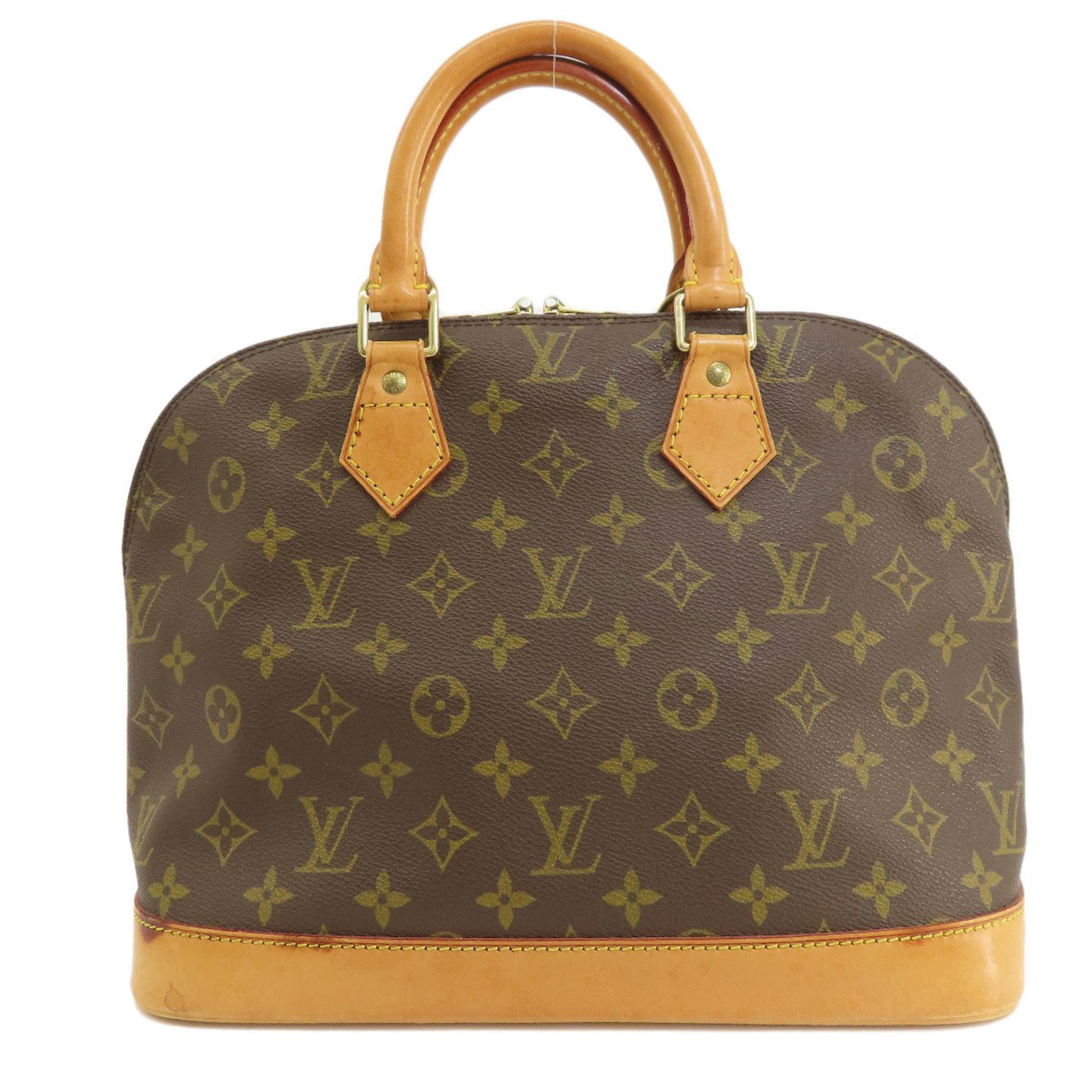 Louis Vuitton M51130 Alma Monogram Handbag Canvas Women's