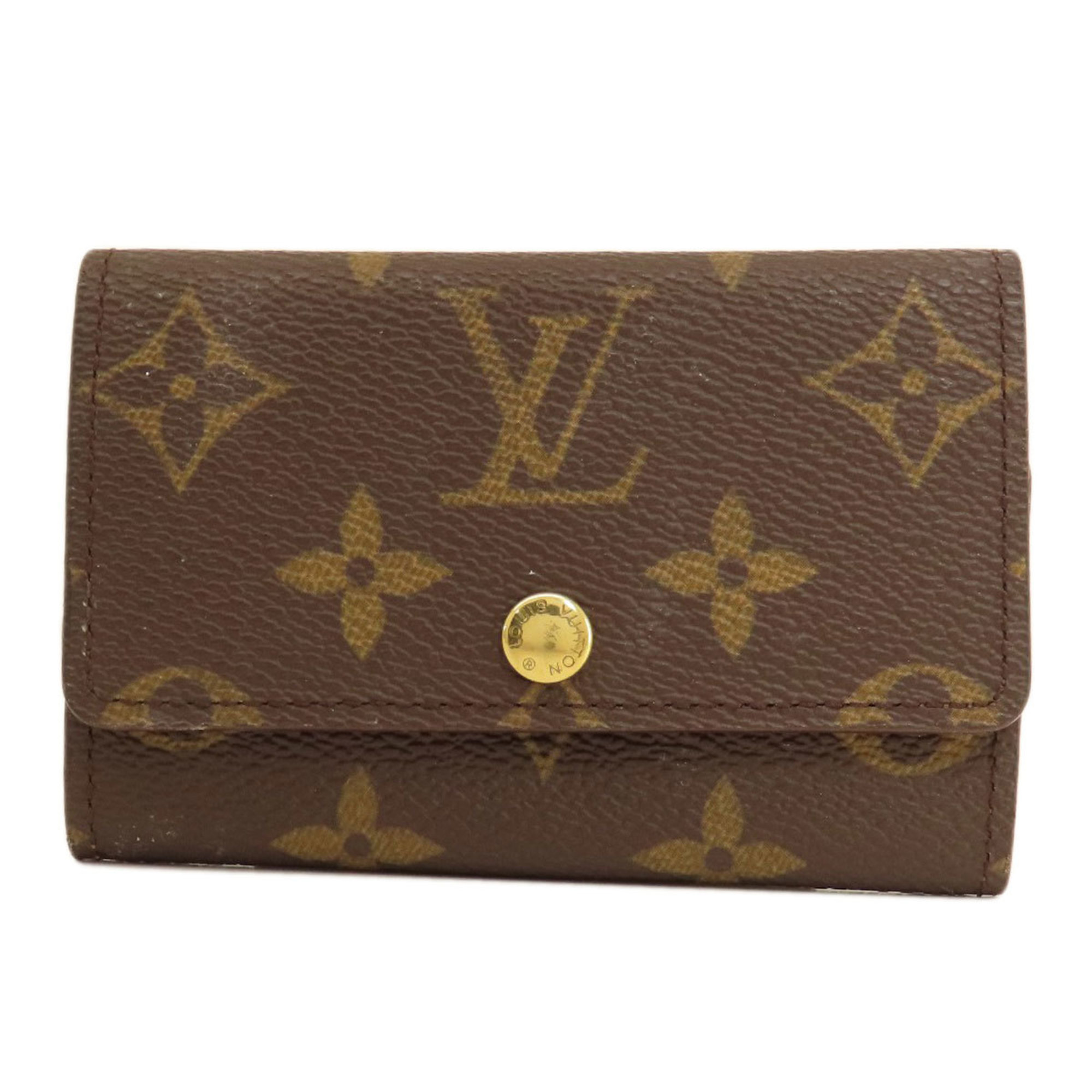 Louis Vuitton M62630 Multicle 6 Monogram Key Case Canvas Women's