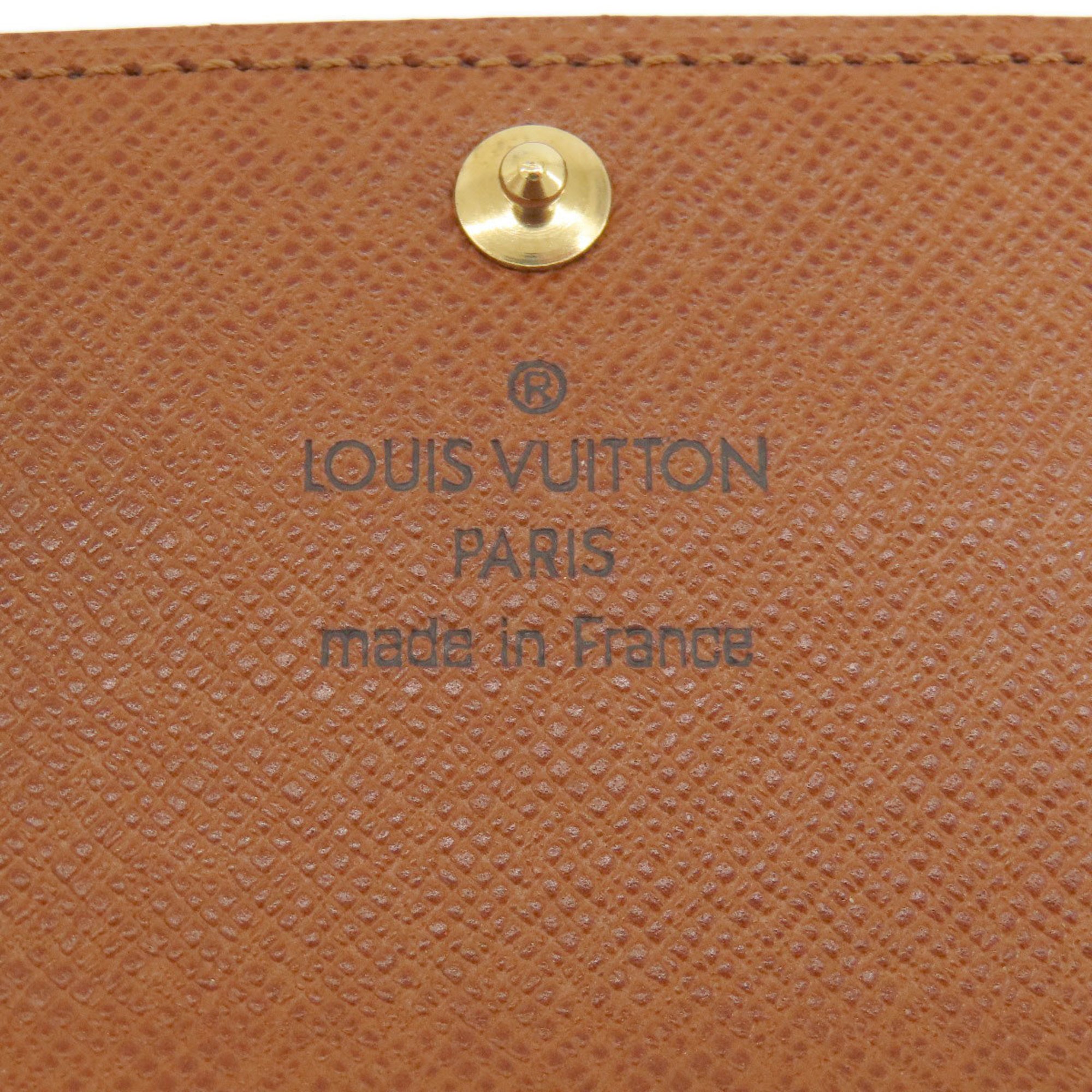 Louis Vuitton M62630 Multicle 6 Monogram Key Case Canvas Women's