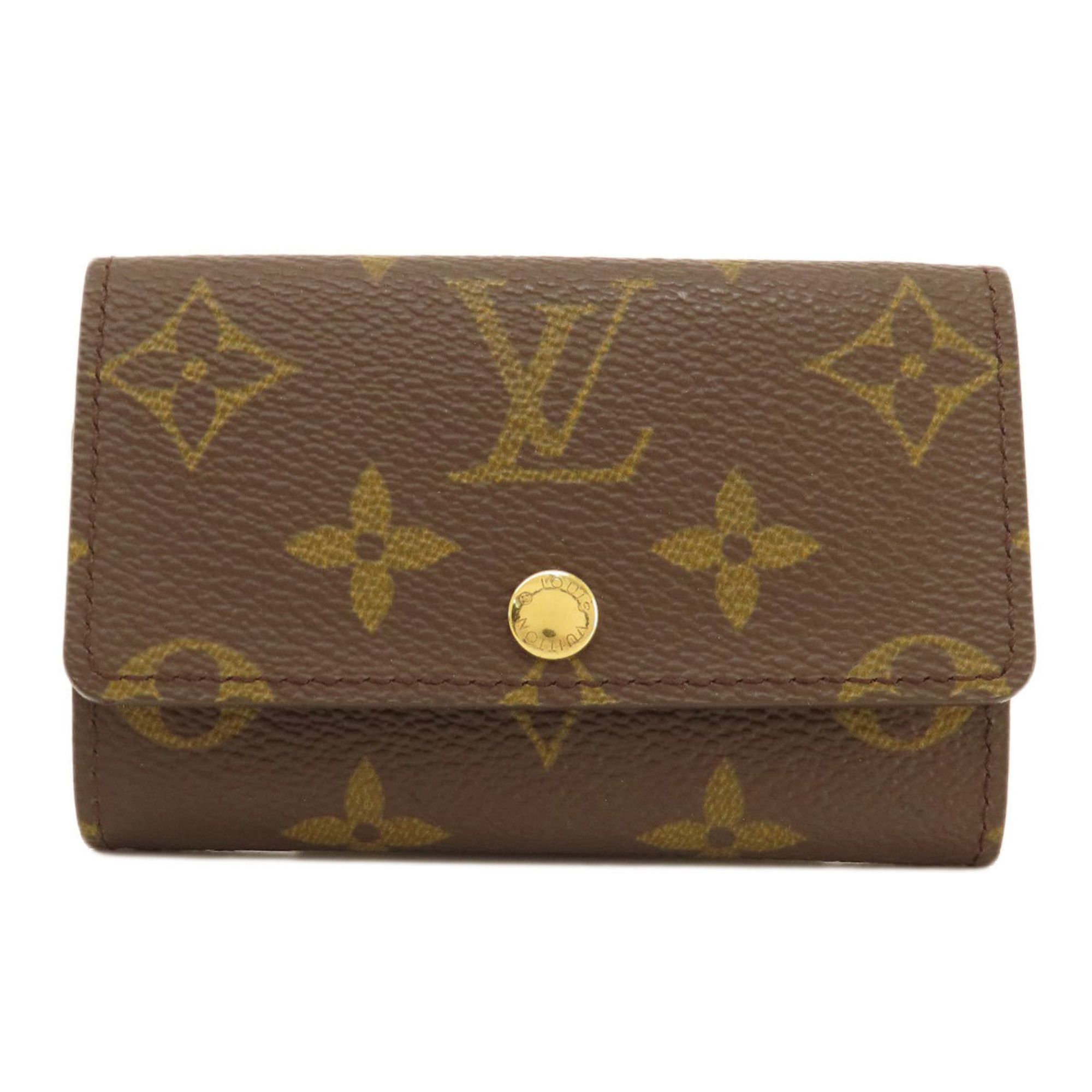 Louis Vuitton M62630 Multicle 6 Monogram Key Case Canvas Women's