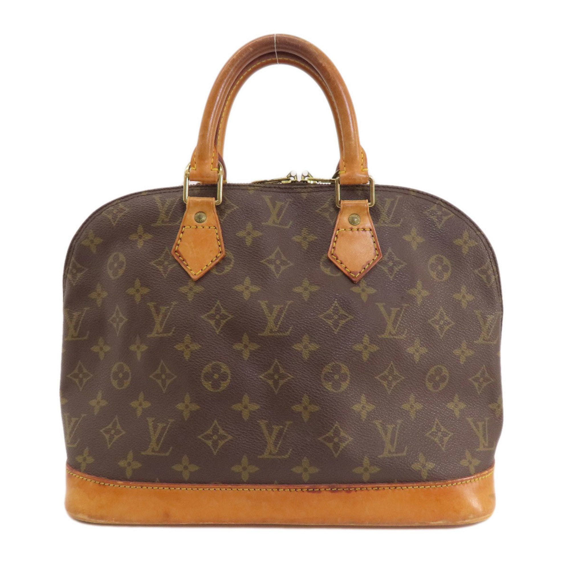 Louis Vuitton M51130 Alma Monogram Handbag Canvas Women's