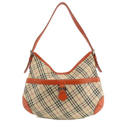 Burberry Nova Check Shoulder Bag Canvas Women's