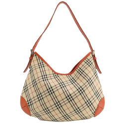 Burberry Nova Check Shoulder Bag Canvas Women's