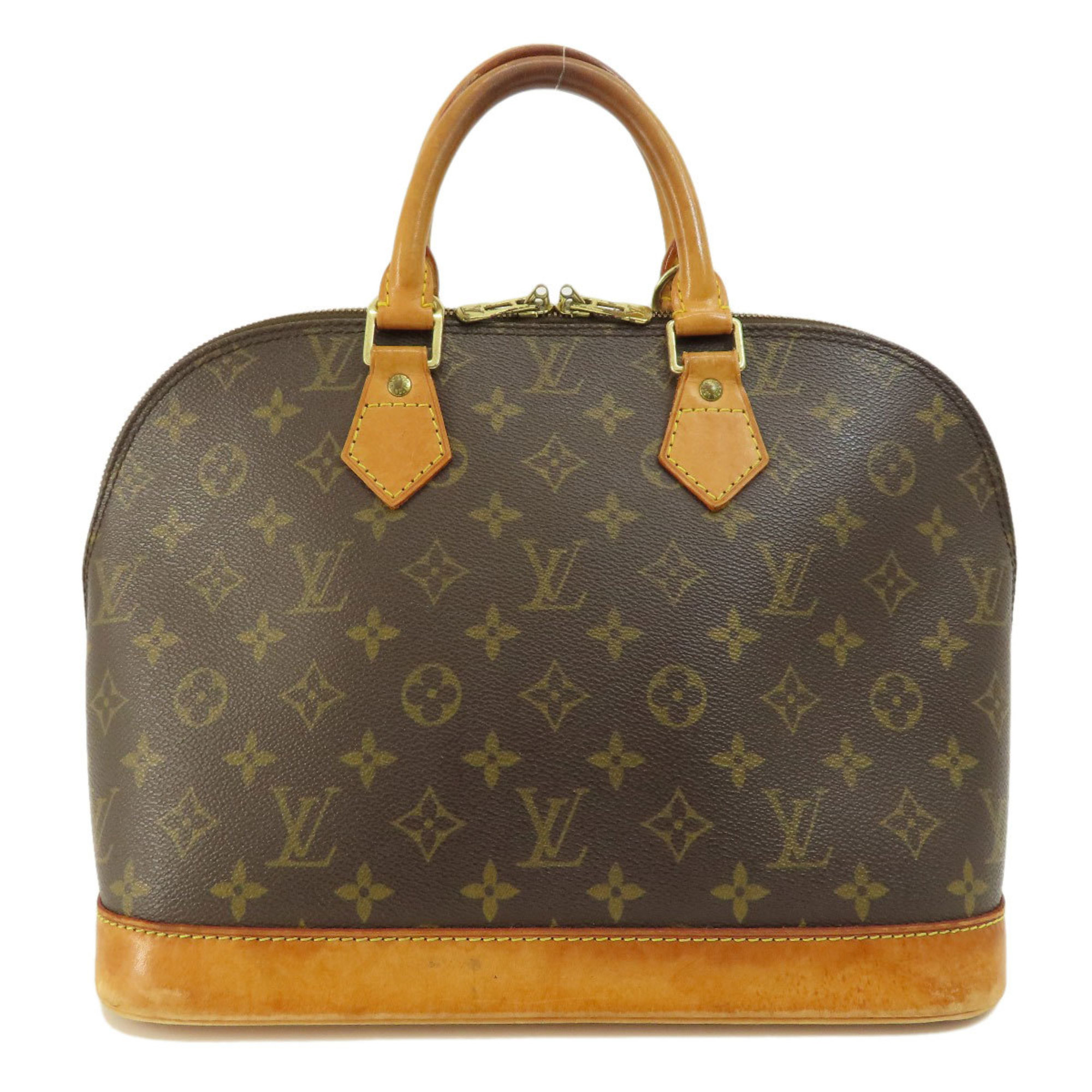 Louis Vuitton M51130 Alma Monogram Handbag Canvas Women's