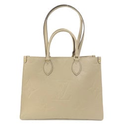 Louis Vuitton M45607 On the Go MM Monogram Empreinte Tote Bag Women's