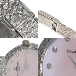 Baume & Mercier MV04A065 12P Diamond Watch K18 White Gold K18WG Ladies