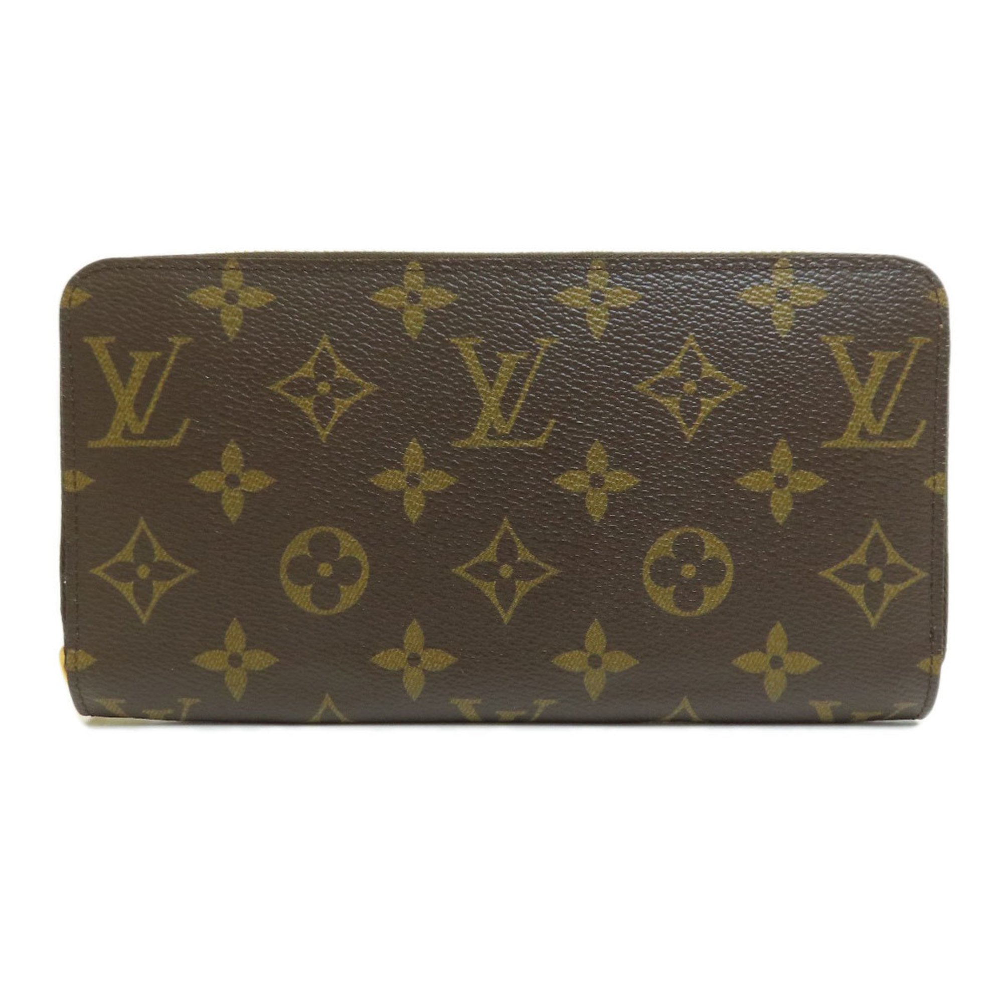 Louis Vuitton M60017 Zippy Wallet, Former Monogram Long Canvas, Women's