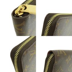 Louis Vuitton M60017 Zippy Wallet, Former Monogram Long Canvas, Women's