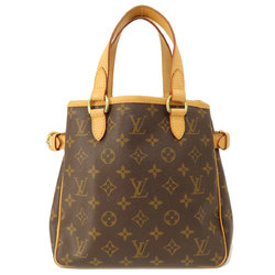 Louis Vuitton M51153 Batignolles Vertical Monogram Handbag Canvas Women's