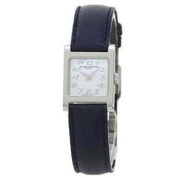 Baume & Mercier Square VICE VERSA Watch Stainless Steel Leather Women's