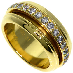 Piaget Possession Ring Diamond #51 K18 Yellow Gold Women's