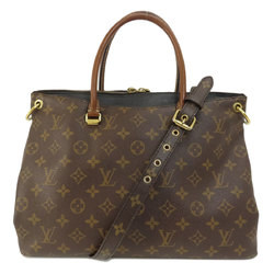 Louis Vuitton M41064 Pallas MM Monogram Handbag Canvas Women's