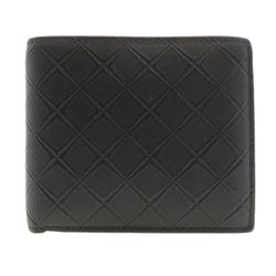 Bottega Veneta Intrecciato Pattern Bi-fold Wallet Calf Leather Men's