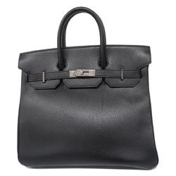 Hermes handbag Haute Couture 32 C stamp Ardennes Black Ladies