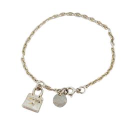 Hermes Bracelet Chaine d'Ancre Kelly 925 Silver Women's