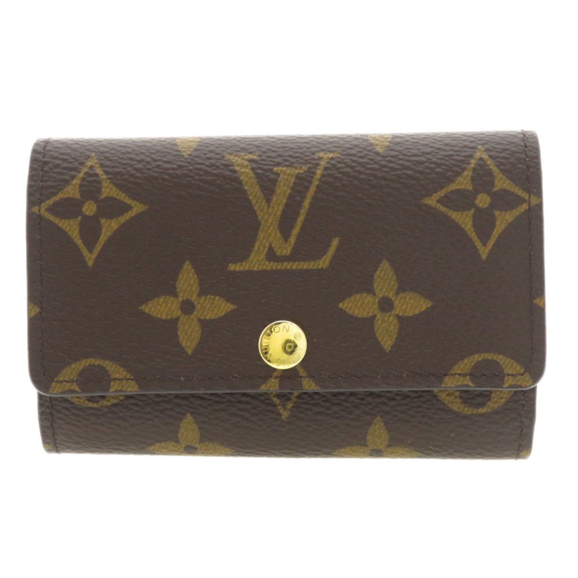 Louis Vuitton M62630 Multicle 6 Monogram Key Case Canvas Women's