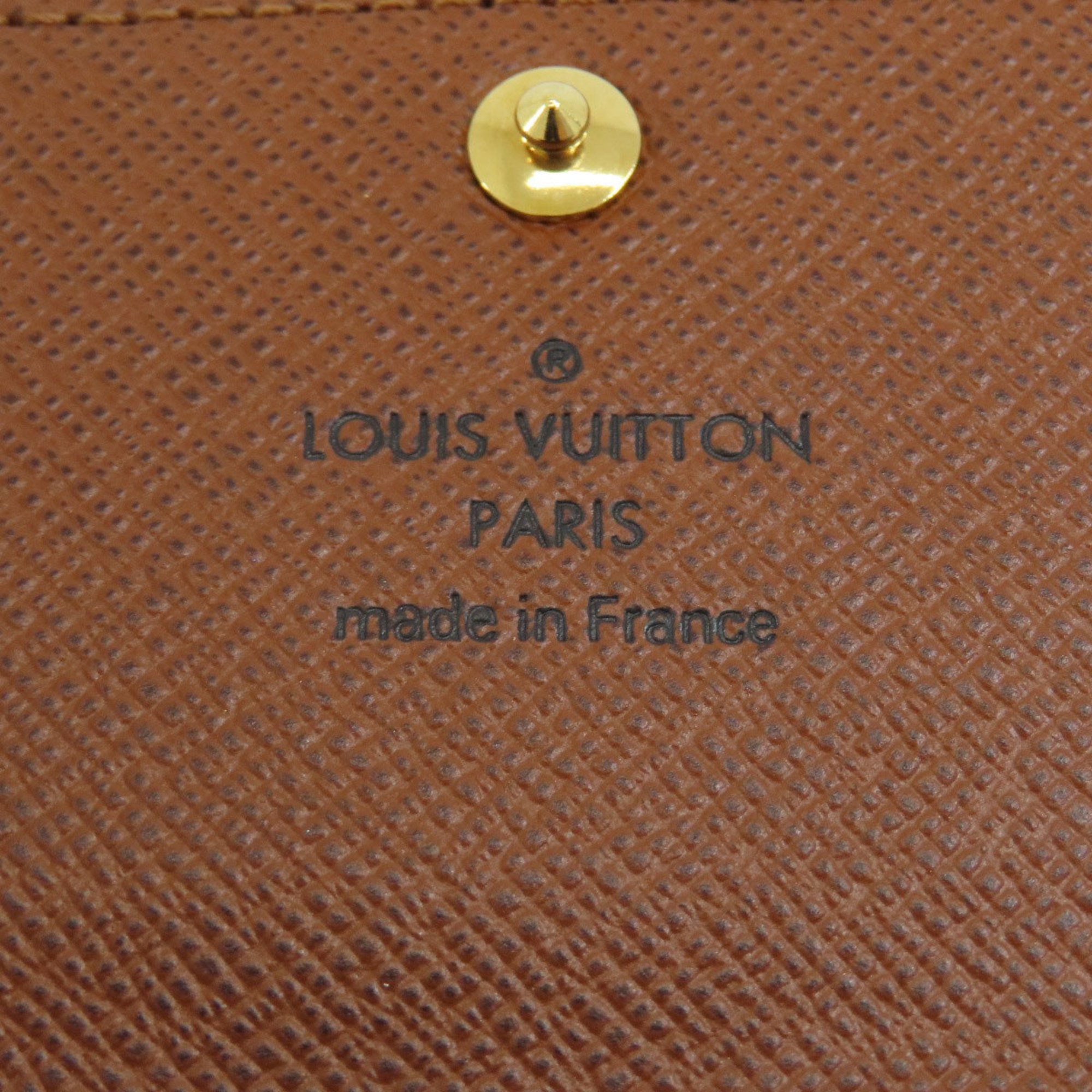 Louis Vuitton M62630 Multicle 6 Monogram Key Case Canvas Women's
