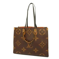 Louis Vuitton Handbag Monogram Giant Reverse On the Go GM M45320 Brown Women's