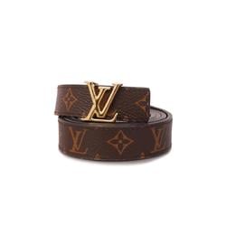 Louis Vuitton Belt Monogram LV Iconic 20MM Reversible M0431 Brown Black Women's