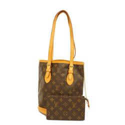 Louis Vuitton Tote Bag Monogram Bucket PM M42238 Brown Women's