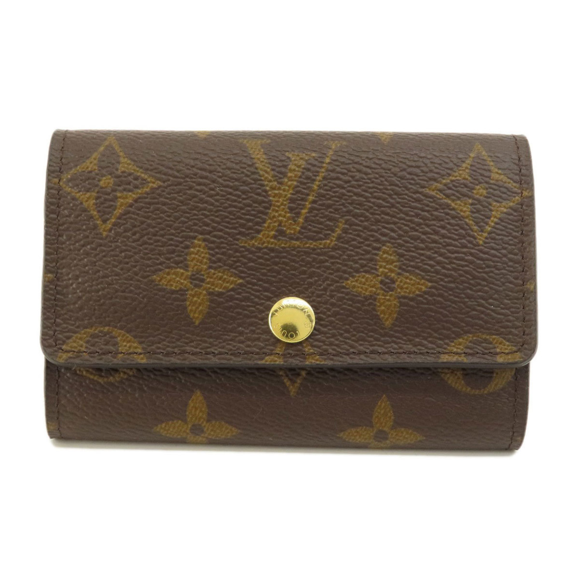 Louis Vuitton M62630 Multicle 6 Monogram Key Case Canvas Women's