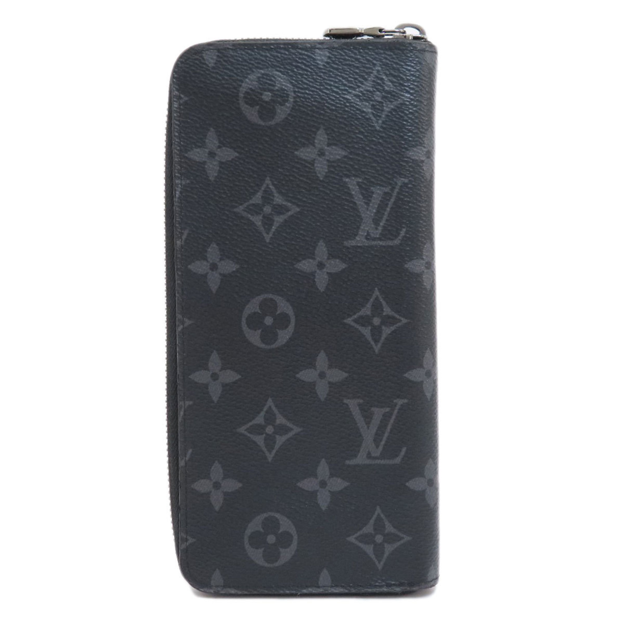 Louis Vuitton M62295 Zippy Wallet Vertical Long Monogram Eclipse Men's