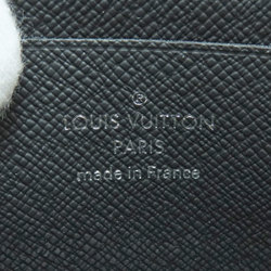 Louis Vuitton M63375 Porte Monnaie Jour Ardoise Wallet/Coin Case Taiga Leather Women's