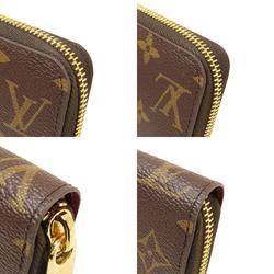 Louis Vuitton M41895 Zippy Wallet Monogram Fuchsia Long Canvas Women's