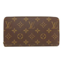 Louis Vuitton M41895 Zippy Wallet Monogram Fuchsia Long Canvas Women's