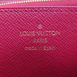 Louis Vuitton M41895 Zippy Wallet Monogram Fuchsia Long Canvas Women's