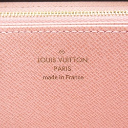 Louis Vuitton M41894 Zippy Wallet Monogram Rose Ballerine Long Canvas Women's