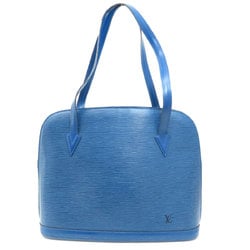 Louis Vuitton M52285 Backpack Toledo Blue Tote Bag Epi Leather Women's