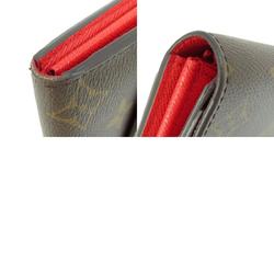 Louis Vuitton M62236 Portefeuille Sarah Monogram Coquelicot Long Wallet Canvas Women's