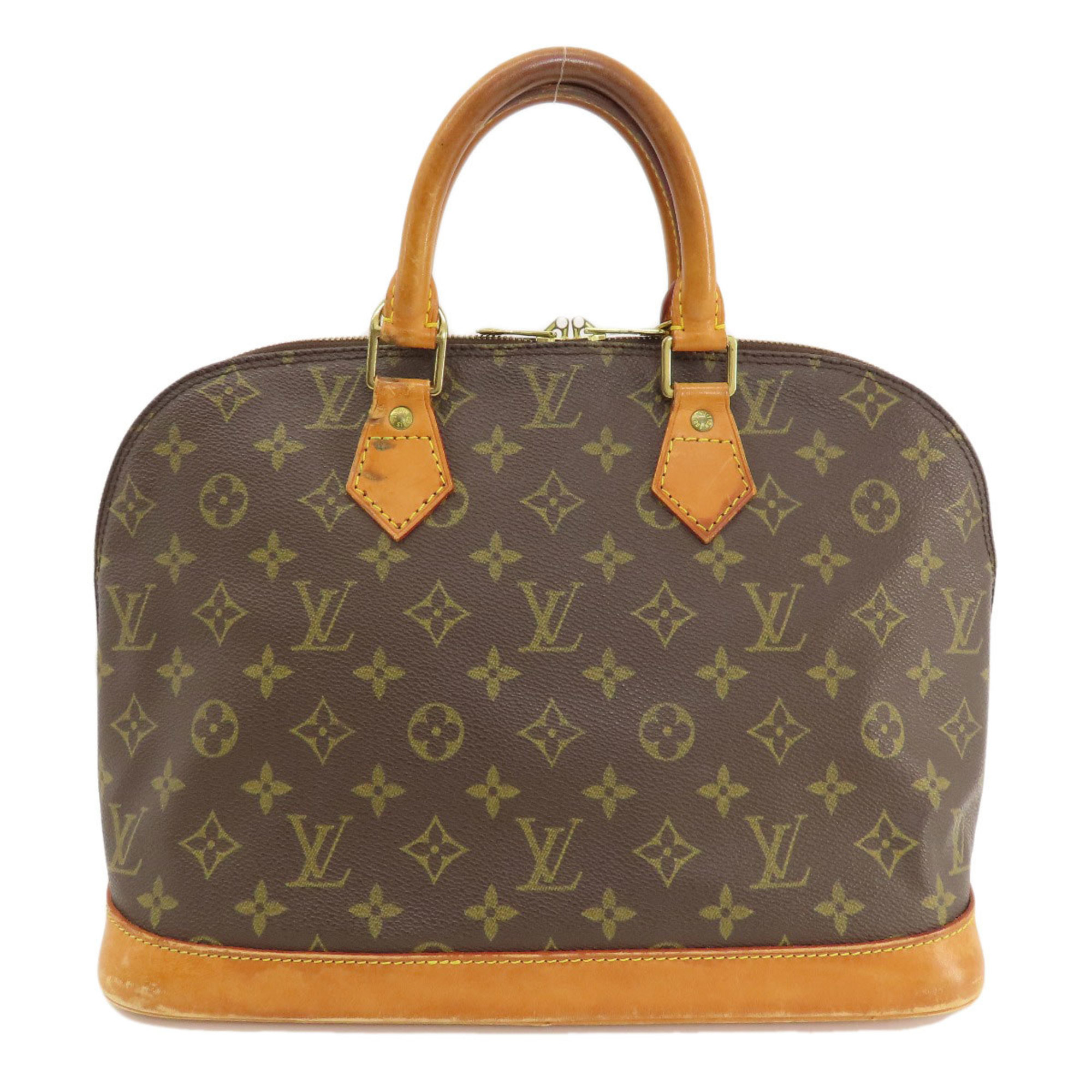 Louis Vuitton M51130 Alma Monogram Handbag Canvas Women's