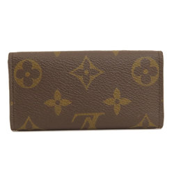 Louis Vuitton M69517 Multicle 4 Monogram Key Case Canvas Women's