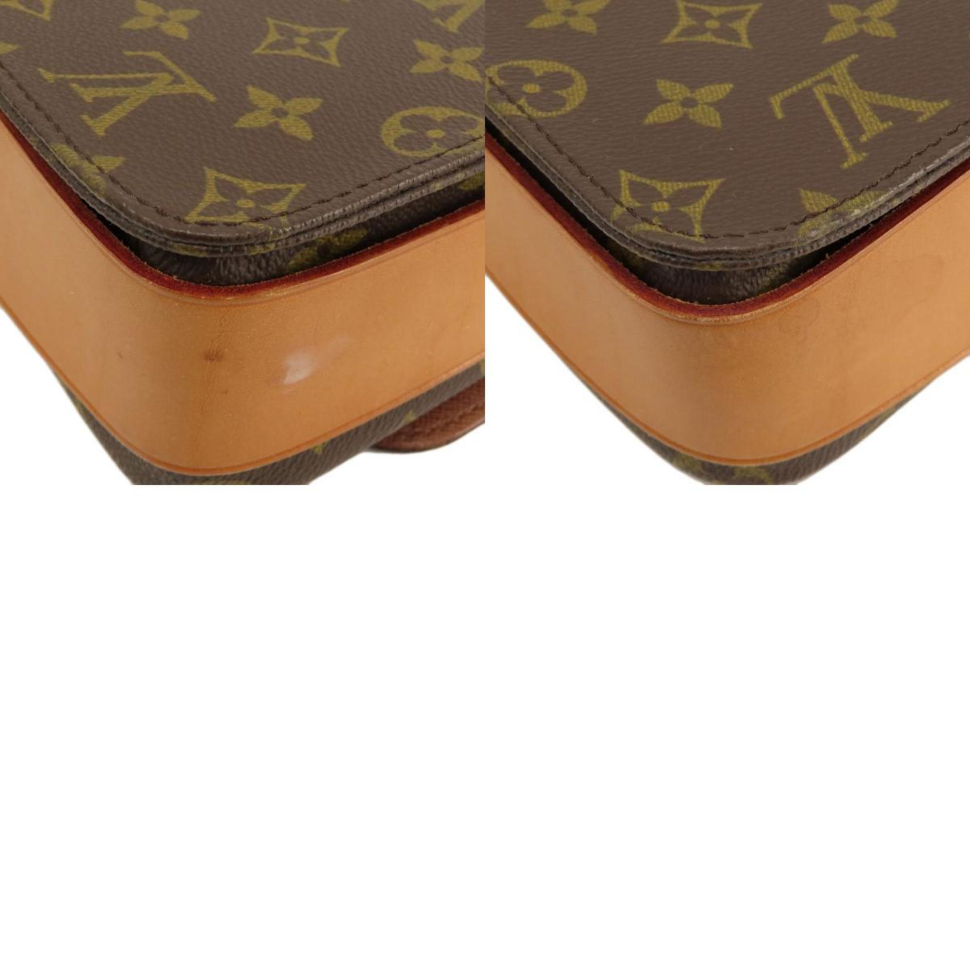 Louis Vuitton M51252 Cartouche Monogram Shoulder Bag Canvas Women's