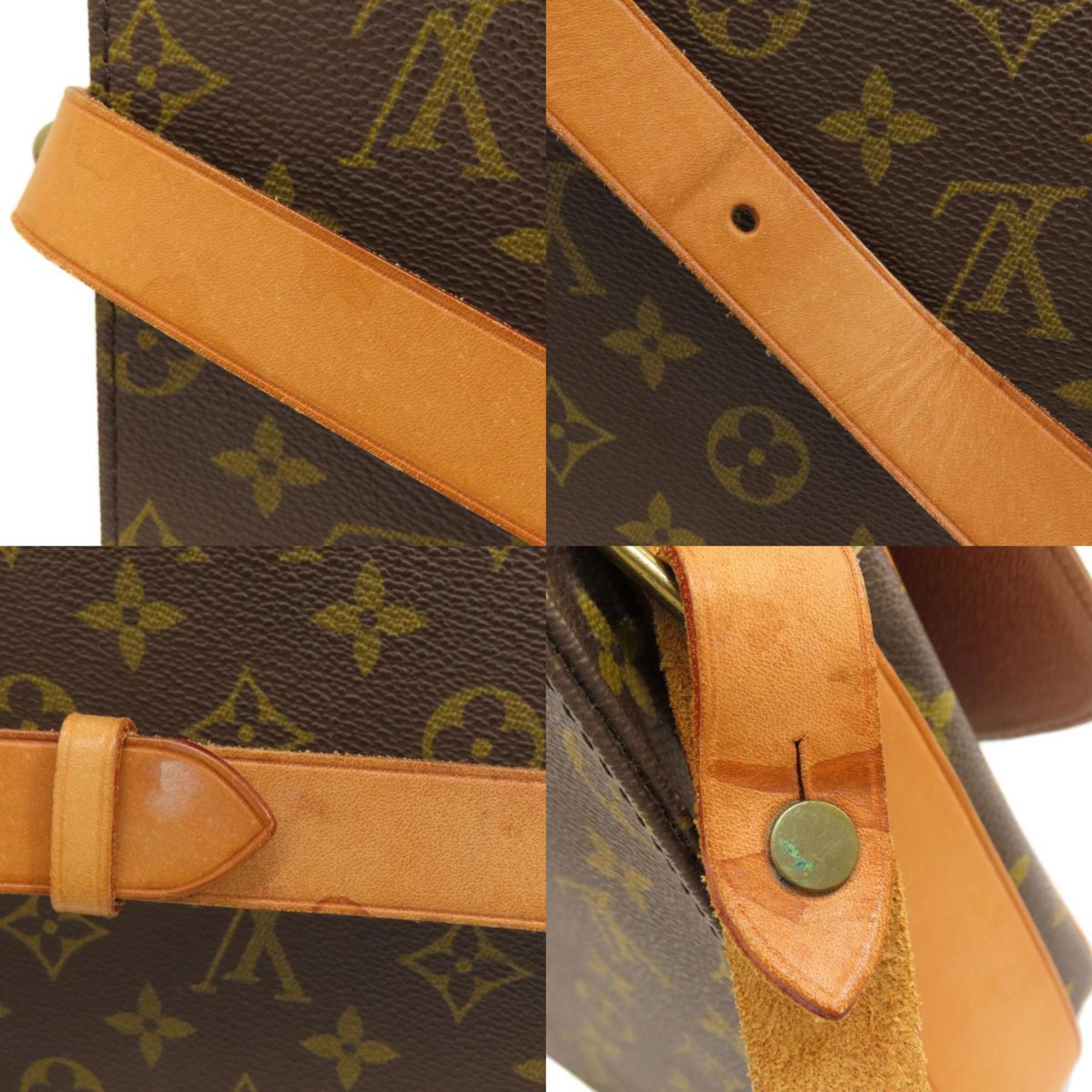 Louis Vuitton M51252 Cartouche Monogram Shoulder Bag Canvas Women's