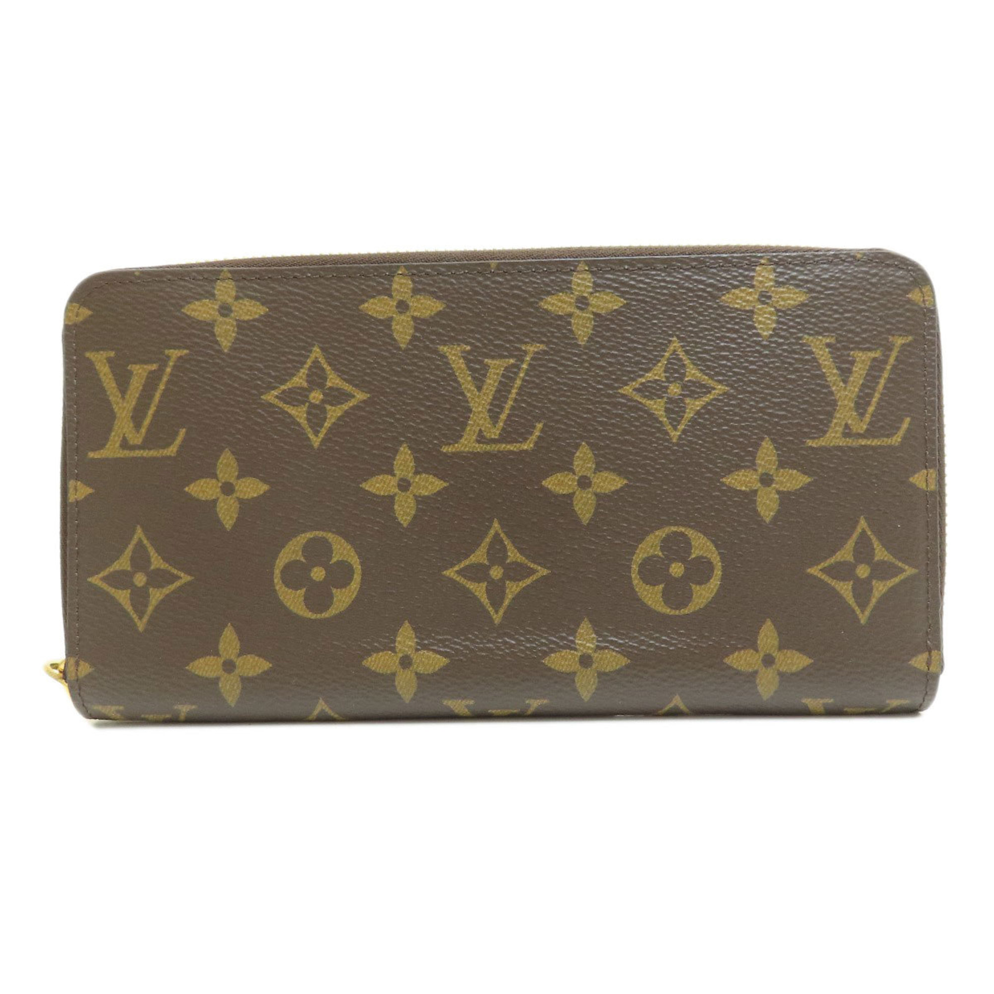 Louis Vuitton M42616 Zippy Wallet Monogram Long Canvas Women's