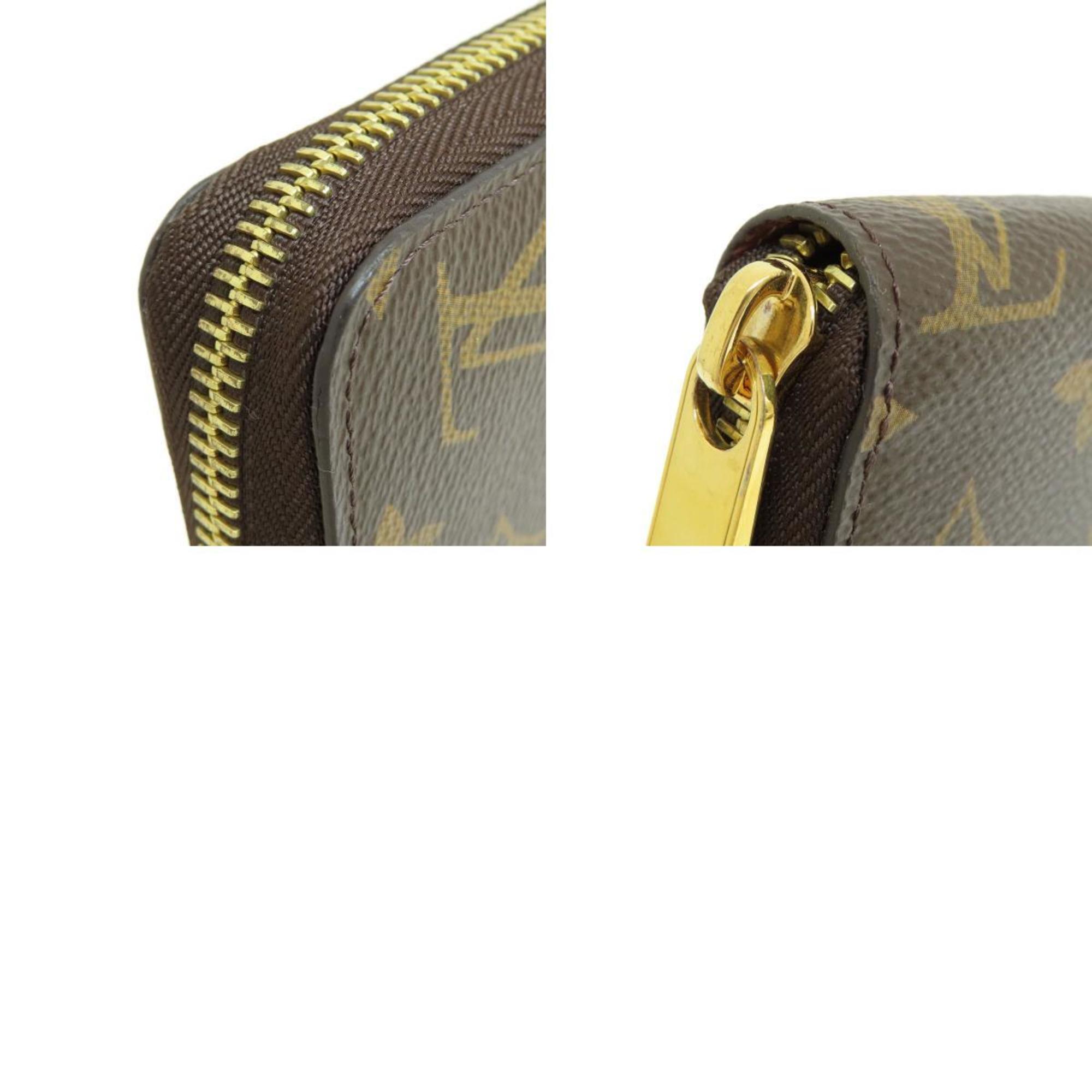 Louis Vuitton M42616 Zippy Wallet Monogram Long Canvas Women's