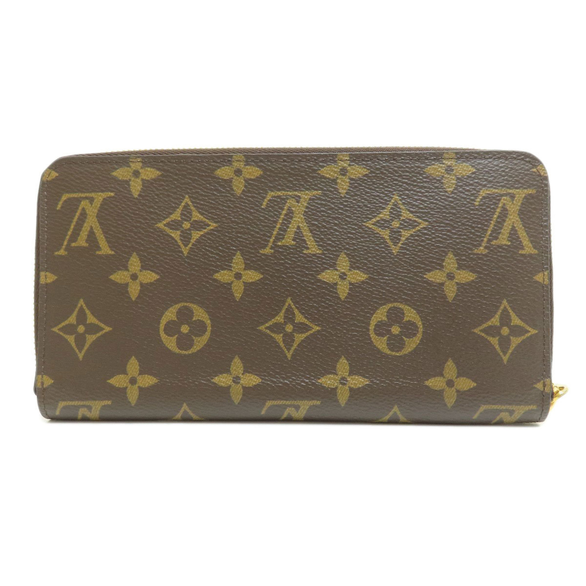 Louis Vuitton M42616 Zippy Wallet Monogram Long Canvas Women's