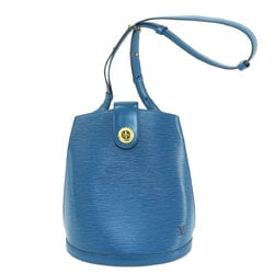 Louis Vuitton M52255 Cluny Toledo Blue Shoulder Bag Epi Leather Women's
