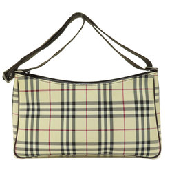 Burberry Nova Check Shoulder Bag Canvas Women's