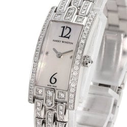 Harry Winston 332LQW Avenue C Diamond Watch, K18 White Gold, K18WG, Diamond, Women's