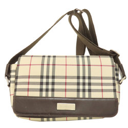 Burberry Nova Check Shoulder Bag Canvas Women's