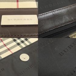 Burberry Nova Check Shoulder Bag Canvas Women's