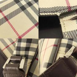 Burberry Nova Check Shoulder Bag Canvas Women's